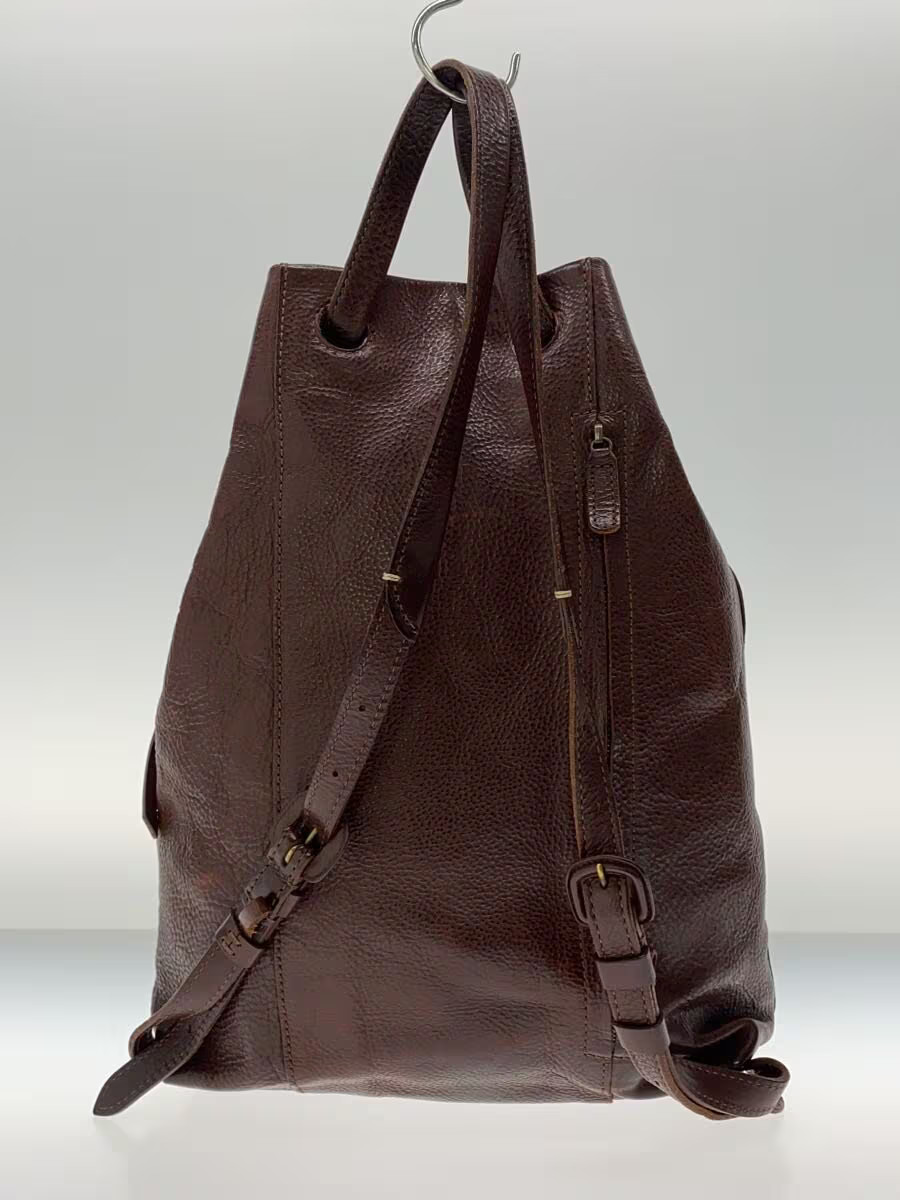 GENTEN Backpack Leather Brown - image 3