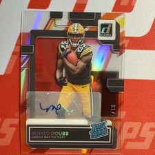 2022 Panini Clearly Donruss Romeo Doubs Rated Rookie /18