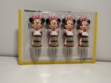4 Walt Disney Minnie Mouse 1988 Molly Housewares LTD Corn On Cob Holders New