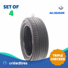 Set of (4) Used 225/60R18 Milestar MS932 Sport 100V - 5-5.5/32