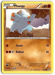 Phanpy 71/135 Plasma Storm Common