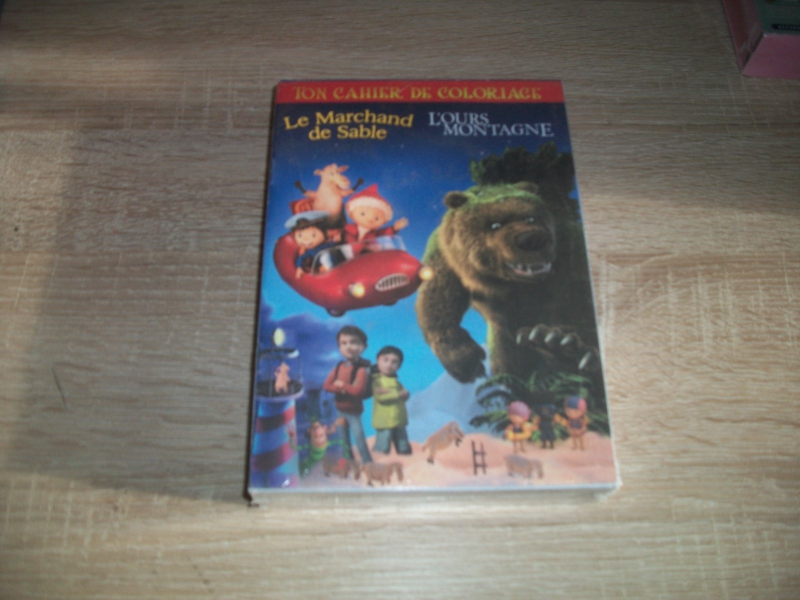 coffret 2 DVD, le marchand de sable, l'ours montagne, neuf