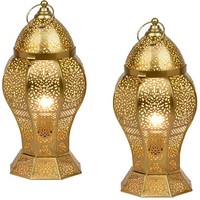 2Er Set Orientalische Deko Tischlampe Nachttischlampe Lampe Leuchte Tischleuchte