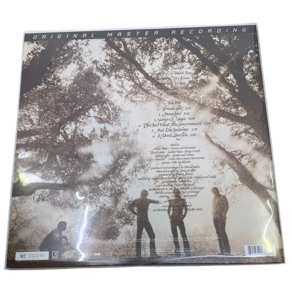 Bread "Baby Im-A Want You" Mobile Fidelity Sound Lab Limited Edition No. 002246 - Image 2 of 4