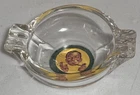 Vtg Art Deco Smoking Advertising CIGARETTE ASHTRAY Federal  Glass COLOR KING