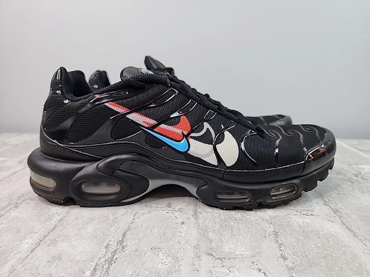 Nike Air Max Plus Multi Swoosh - Black Bright Crimson for Sale