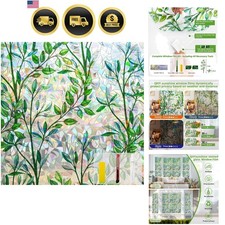Window Privacy Film Stain Glass Window Film Rainbow Window Film Window clings...