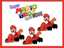 3X 2022 McDONALD'S Happy Meal SUPER MARIO BROS MARIO KARTS, NEW SEALED