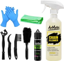 Bike Chain Cleaning Kit: Including Bicycle Chain Cleaner Degreaser, Cycling Chai