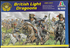 OB  Italeri  'Napoleonic Wars'  British Light Dragoons, Figures in 1/72  6040
