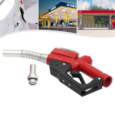 #ad Fuel Gasoline Diesel Petrol Oil Delivery Gun Nozzle Dispenser With Flow Meter $48.97