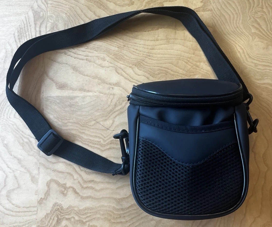 Small Camera Bag Case DSLR Mirrorless Travel Pouch Shoulder Strap Black