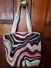 SHISEIDO Ginza Tokyo Canvas Tote Reusable Shopping Bag