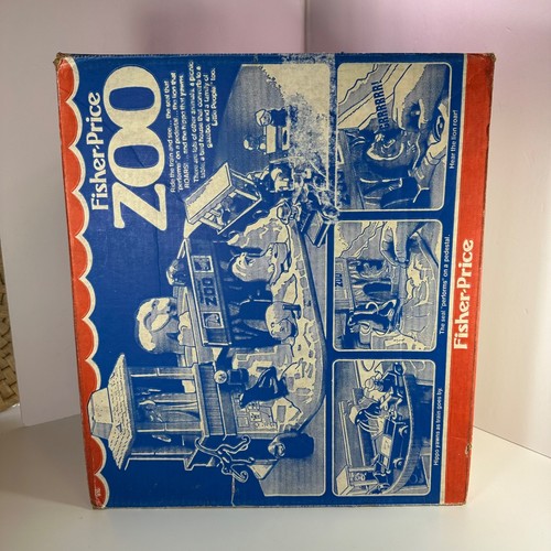 Vintage 1984 Fisher Price Little People Zoo #916 In Original Box Not-Complete - Picture 24 of 24