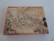 Disney SNOW WHITE SKETCHES Animation Notecards New In Box Complete!