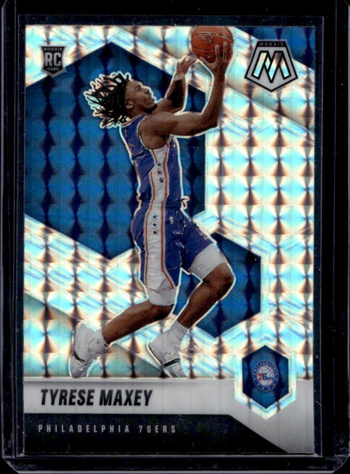 2020-21 Mosaic Tyrese Maxey RC Rookie #203 76ers