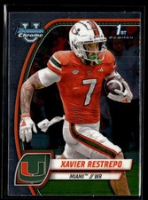 2024 Topps 1st Bowman University Chrome #187 Xavier Restrepo