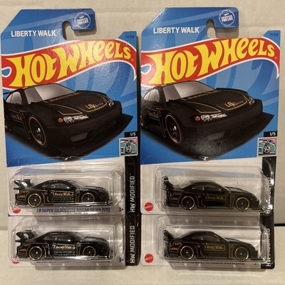 HOT WHEELS LB SUPER SILHOUETTE NISSAN SILVIA S15 LOT OF 4 LIBERTY