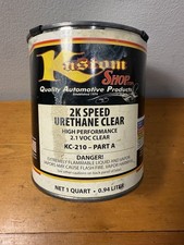 Vtg Tcp Global 2k Speed Urethane Clear 1 Quart Automotive Kc-210-part A Rare