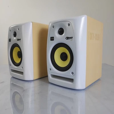 2 x KRK Rokit 5 RPG2 Studio Aktiv Lautsprecher White Limited Pair - Bild 1 von 4