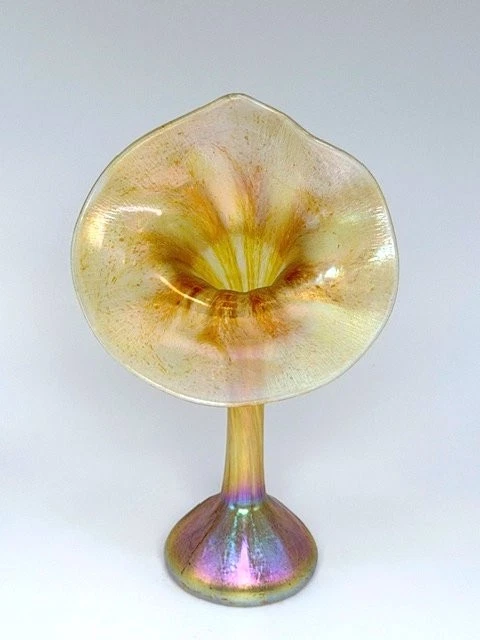 Jack In The Pulpit Vase In Studio & Handcrafted Glass for sale | eBay