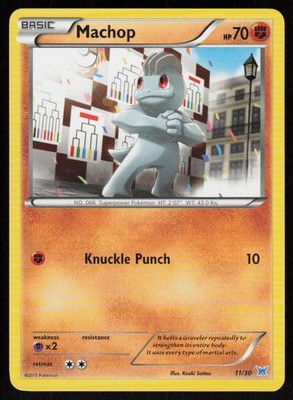 Machop 11/30: XY Trainer Kit: Latias & Latios Pokemon TCG Light Play