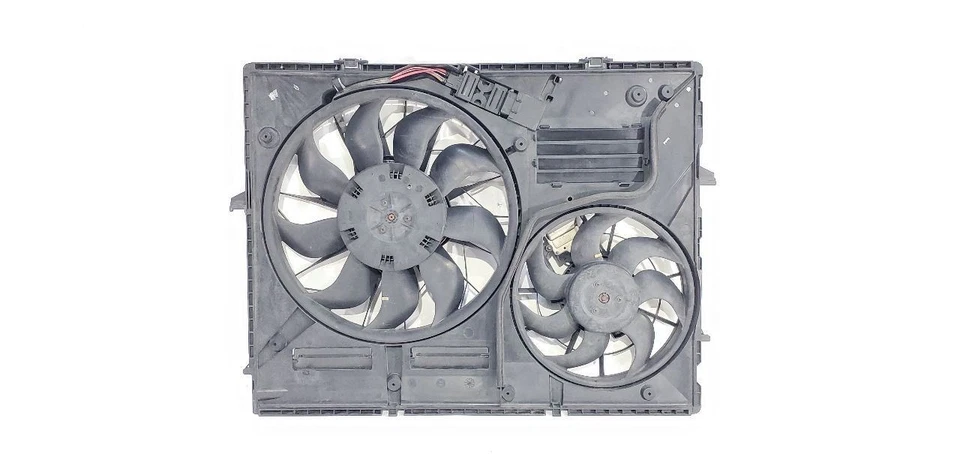 Ventilador de radiador completo Porsche Cayenne 2005 2006 OEM 7L0121203g 0130706809 Foto 2 de 4