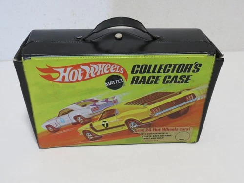 Hot Wheels 4976 Mattel Collector's 24 Car Race Case 1969 Nice