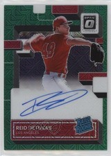 2022 Panini Donruss Optic Green Mojo Prizm 78/88 Reid Detmers #RRS-RD Auto g2u