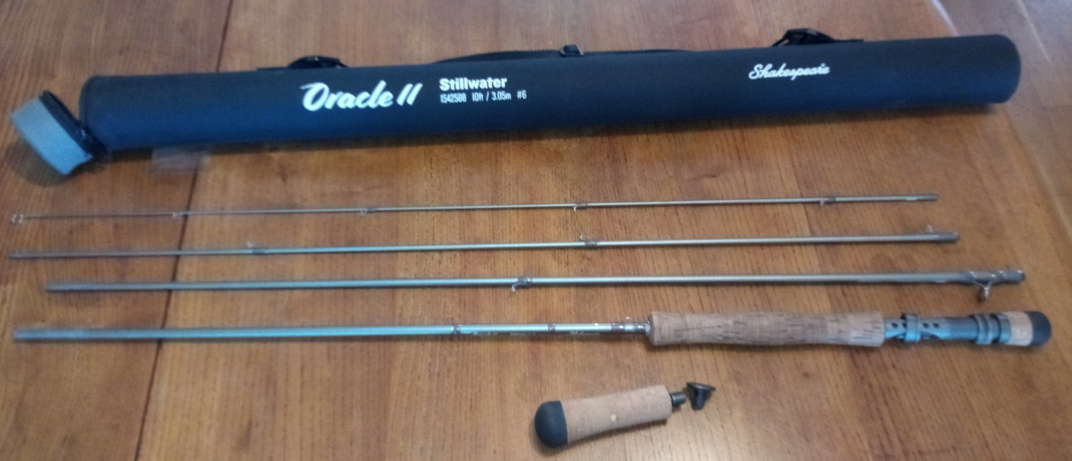 SHAKESPEARE ORACLE 2 FLY ROD 10ft #7