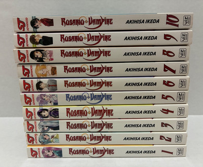 Rosario Vampire Season One Manga Volumes 1-10 Viz Media