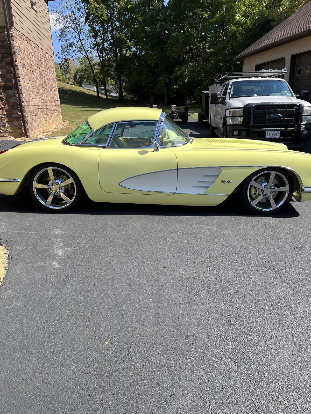 1958 Yellow Chevrolet Corvette   | C1 Corvette Photo 2