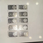 10x APMEX 1 oz .999 Fine Silver Bars Sealed – 10 Troy Oz Premium Bullion Lot