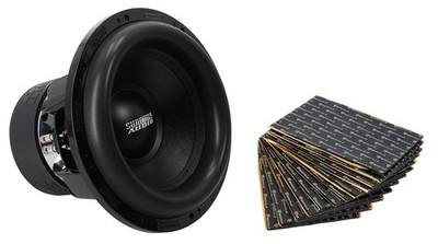 Sundown Audio X-15 V.3 D2 15'' 2500w RMS Subwoofer DVC 2-Ohm+Rockmat SW-XV315D2