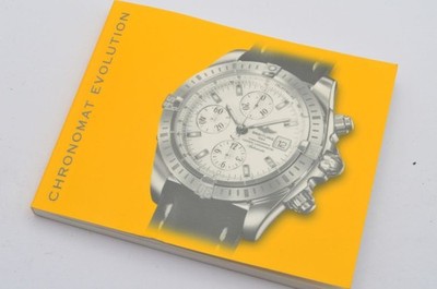 BREITLING ANLEITUNG MANUAL CHRONOMAT EVOLUTION 3
