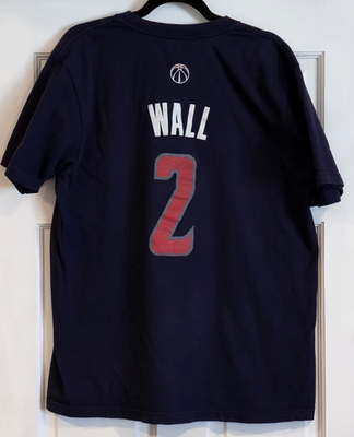 NBA Washington Wizards John Wall #2 T-Shirt - Navy Blue - Adidas