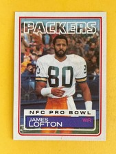 James Lofton 1983 Topps Football Card #83 - Green Bay Packers Wide Receiver HOF