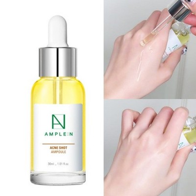 AMPLE:N Acne Shot Ampoule 30ml Acne Trouble Care Soothing Ampoule K-Cosmetics