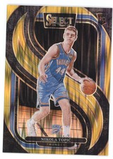 2024 Panini Select Nikola Topić #171 Gold Flash RC 03/10