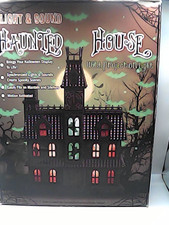 Halloween Light  Sound Haunted House with Projection Light 13" x 10" WORKS