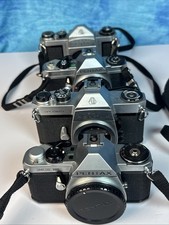 4 Pentax camera Bodies Mg Spot Matic Me Super stfl
