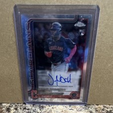 2025 Topps Chrome Jhonkensy Noel Debut Autograph Rookie #CRDA-JN 
