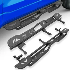 3- Raised Steps Side Running Boards For 2002-2008 Ram 1500 Double/ExtendedCab