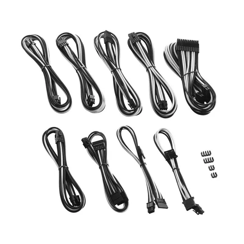 CableMod Classic Mod Mesh E-Series kit G3/G2/P2/T2 (Black/ White) - Image 2 of 4
