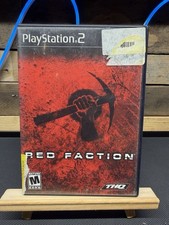 Red Faction (Sony PlayStation 2 PS2, 2002) Complete CIB Tested!