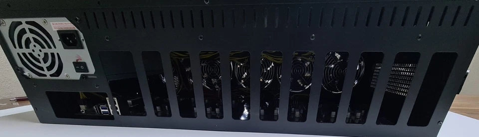 Onda AK2980-D8P-65 K7 K15 65mm 3060TI 3070 5700XT 6800XT 8 GPU Card Chassis - Image 4 of 4