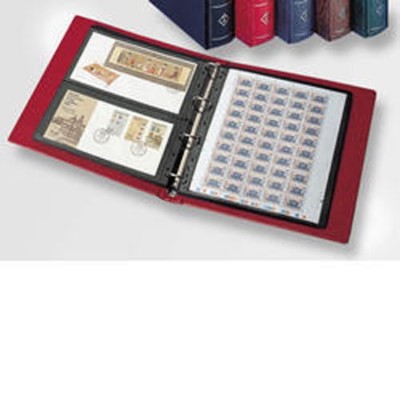 Leuchtturm Ringbinder ROYAL inkl. Schutzkassete, rot