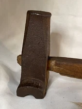 VINTAGE Logo circle 3/9" TOP SWAGE HAMMER - BLACKSMITH FORGE ANVIL BLACKSMITHING