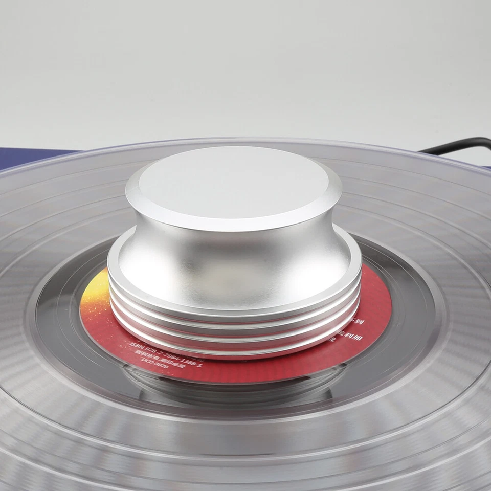 Estabilizador de peso de grabación de audio clip giratorio de aluminio 400 tono plateado Foto 4 de 4