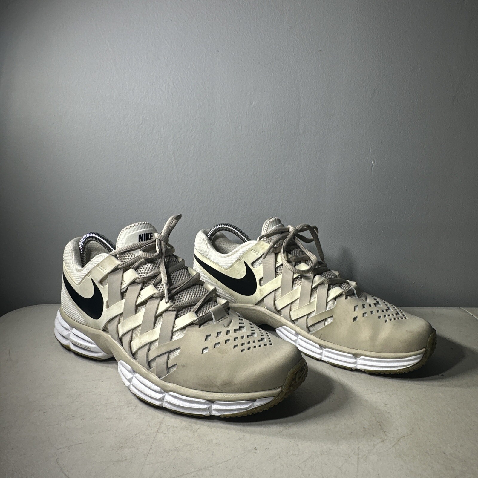 SAOLA Nike Lunar Fingertip TR scarpa sneaker da corsa stringa avorio chiaro 898066 201 uomo 8